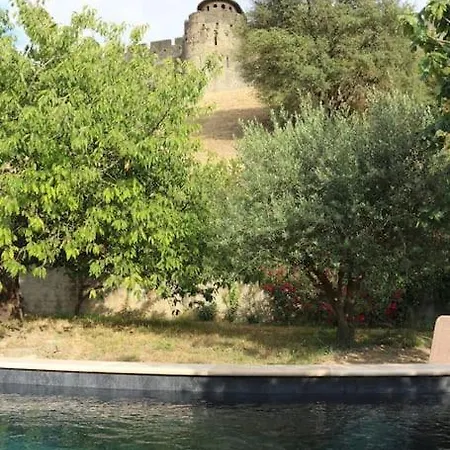 Villa L'echauguette, De Luxe Avec Piscine Au Pied De La Cite Carcassonne