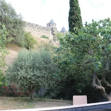 L'echauguette, De Luxe Avec Piscine Au Pied De La Cite Carcassone