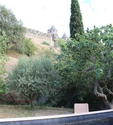 L'echauguette, De Luxe Avec Piscine Au Pied De La Cite Carcassonne